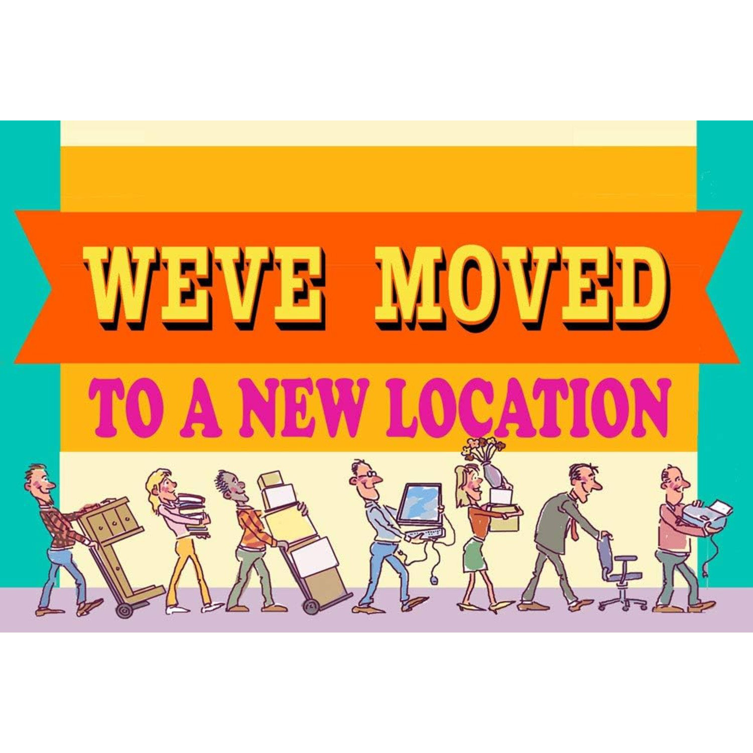 The Holiday Aisle® 40 New Business Address Moving Announcement